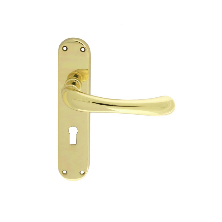 Carlisle Brass Ibra Lock Door Handle Wayfair.co.uk